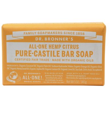Dr Bronner's Citrus Castile Bar Soap