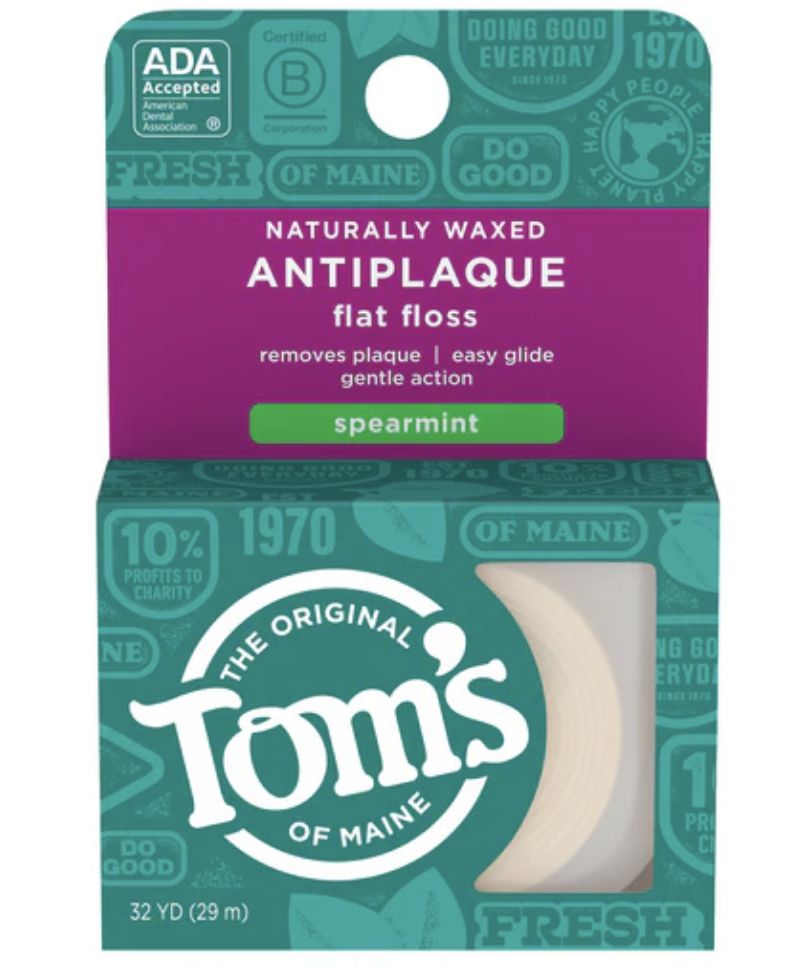Anti-Plaque Flat Floss Spearmint