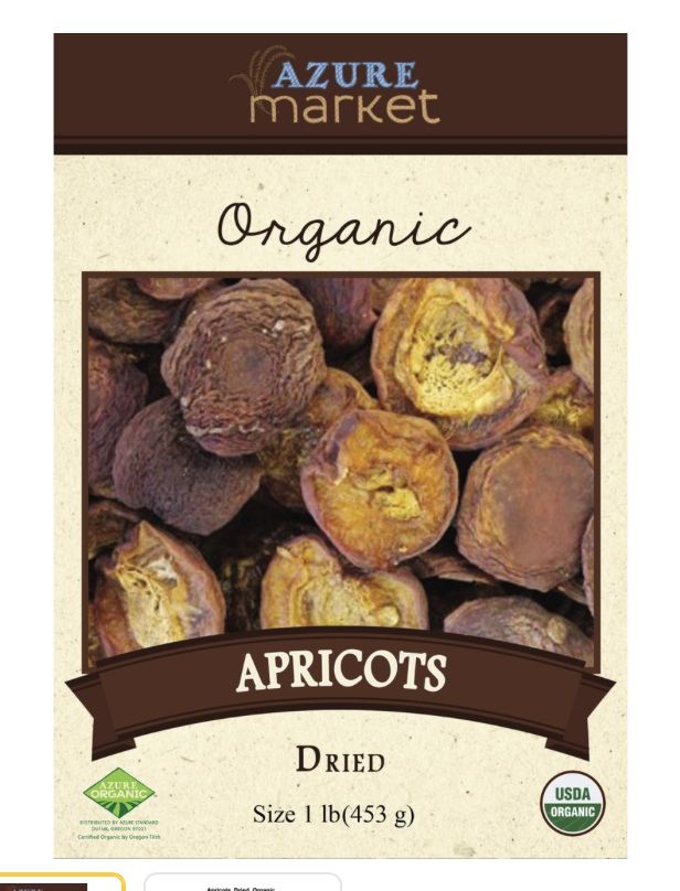 Apricots Organic Dried