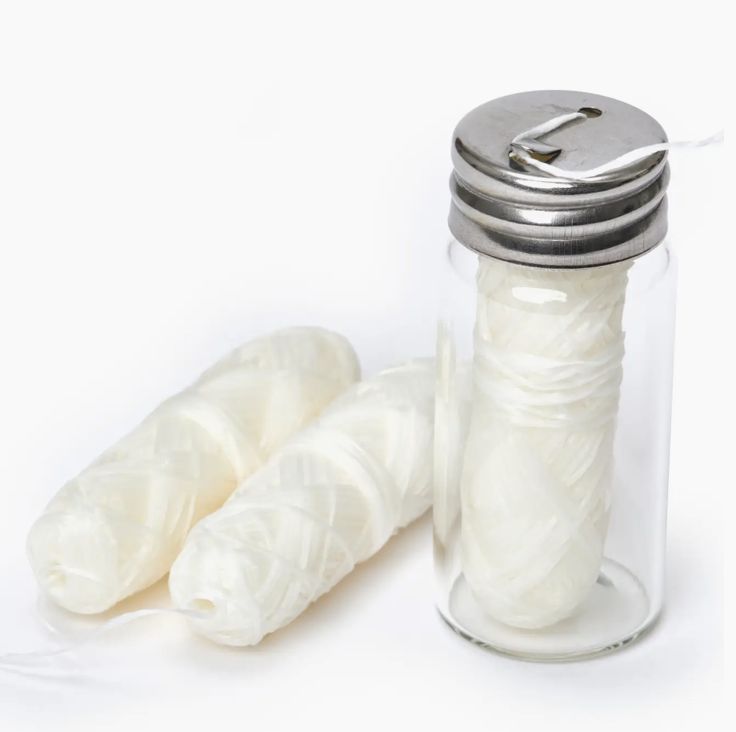 Dental Floss in Jar + 2 Refills