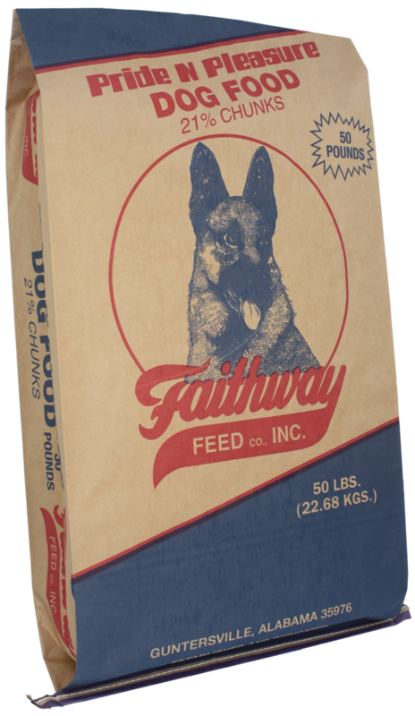 P &amp; P 21% Dog Food-50 LB