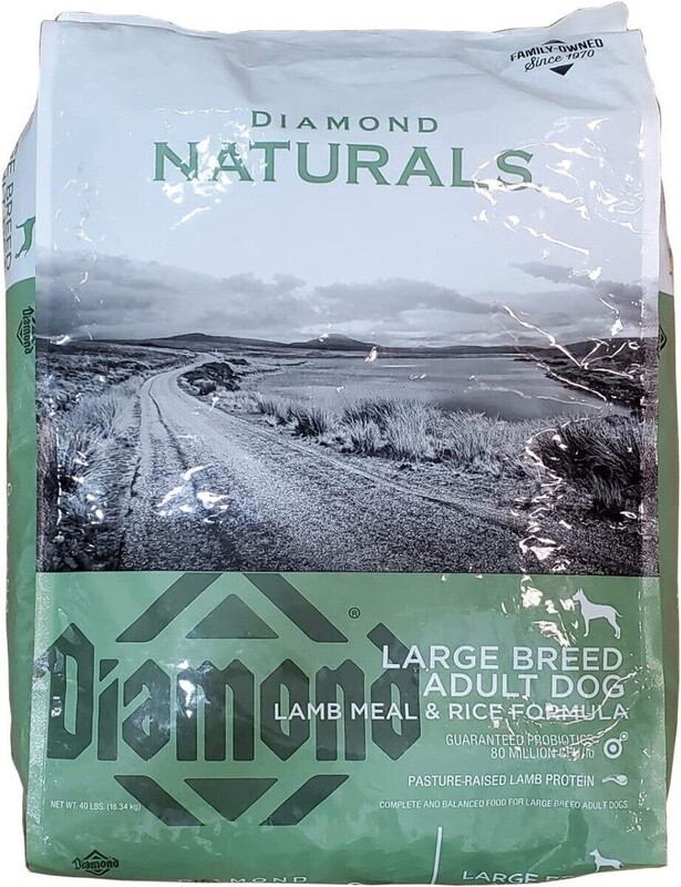 Lamb/Rice LG BR Adult Diamond Dog Food 40 LB