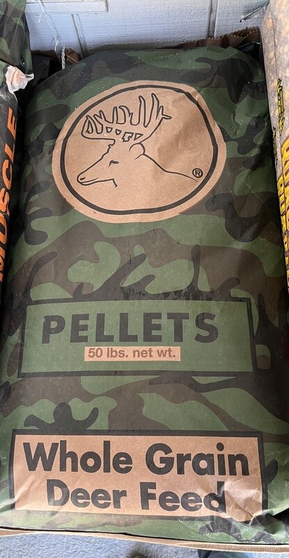 Buck Muscle Pellet 16% 50 LB