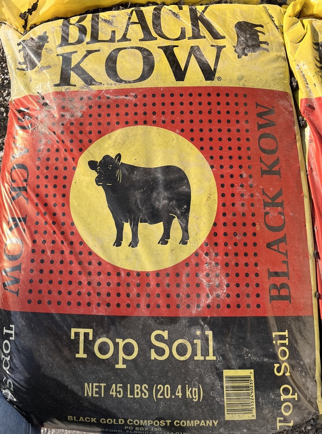 Black Cow Top Soil 45 LB