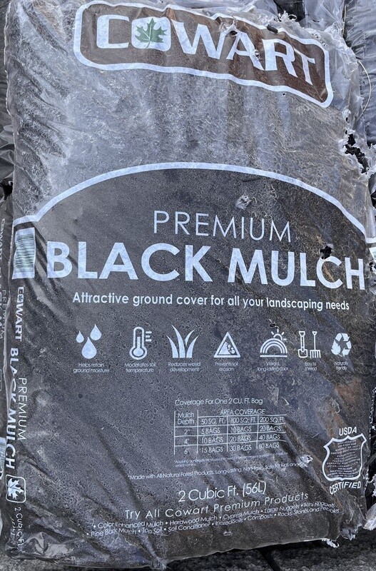 Bagged Black Mulch