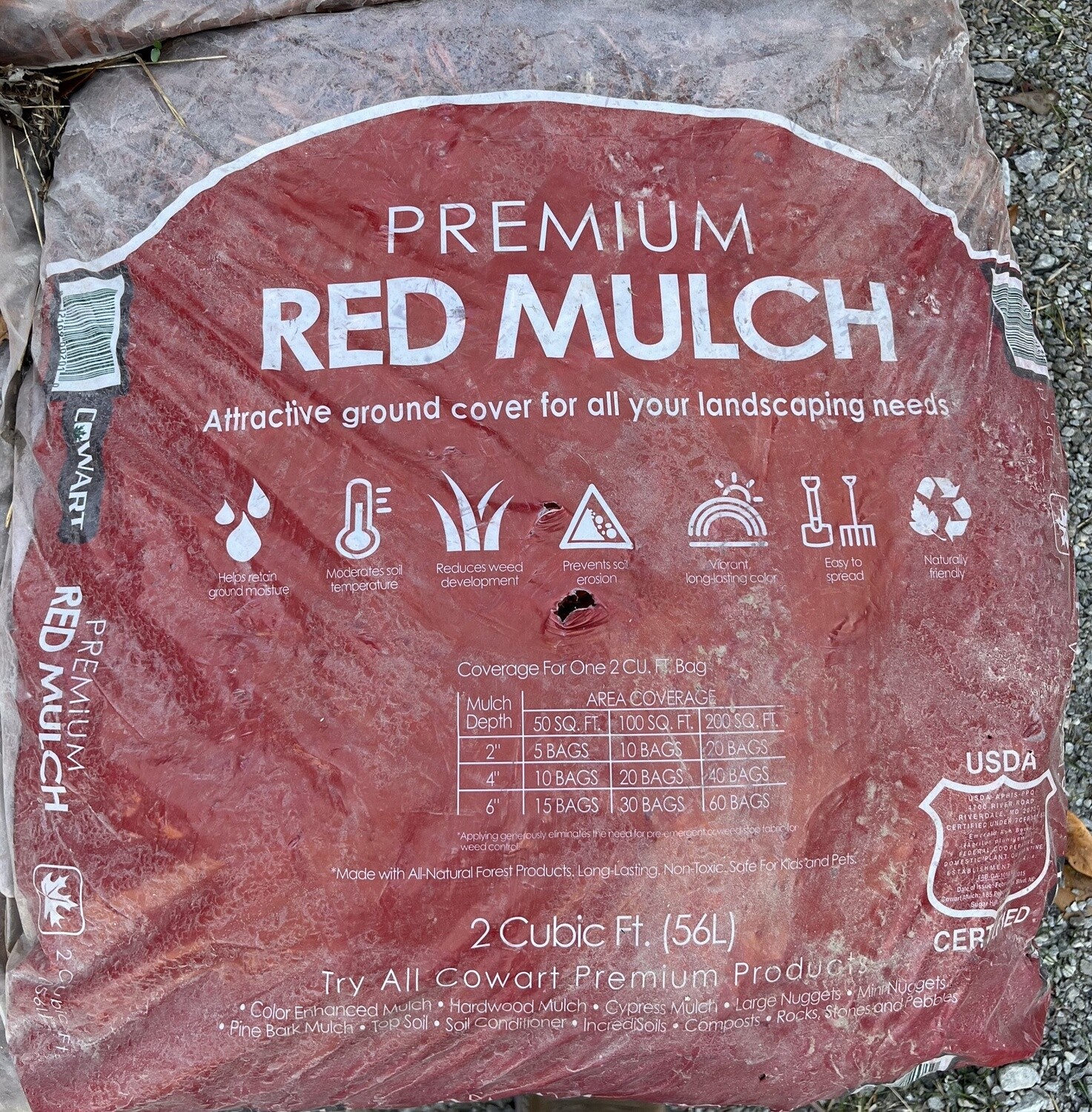 Bagged Red Mulch