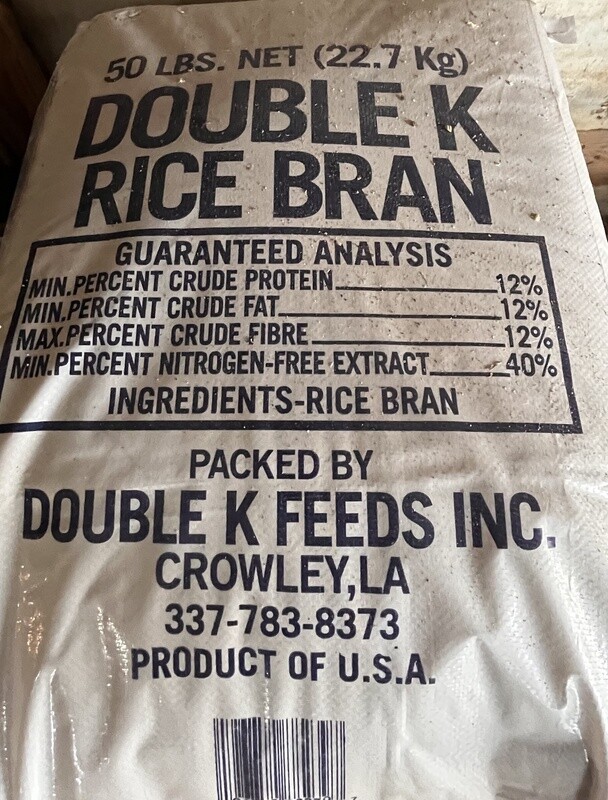 Rice Bran-50 LB