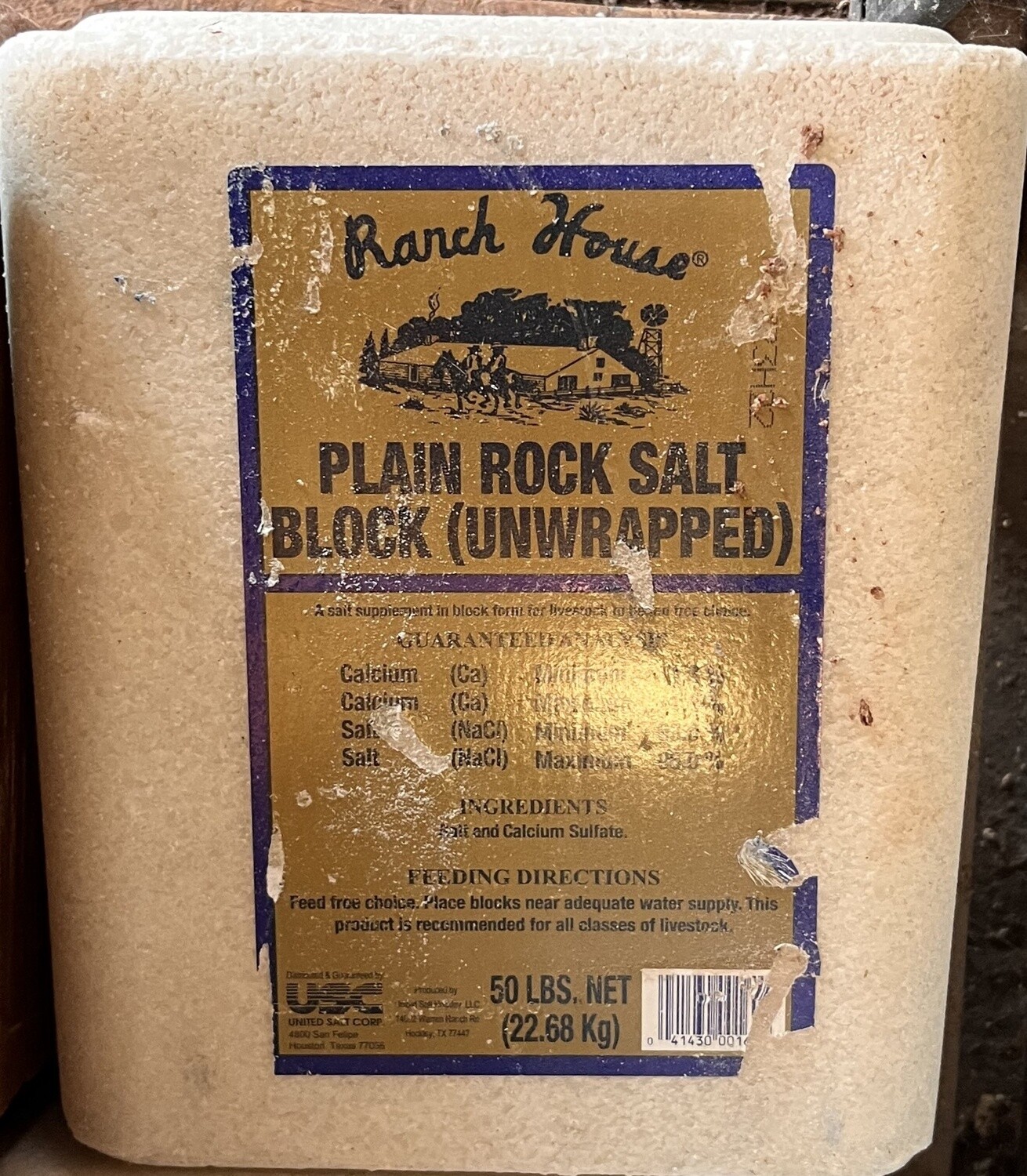 White Salt Block-50 LB
