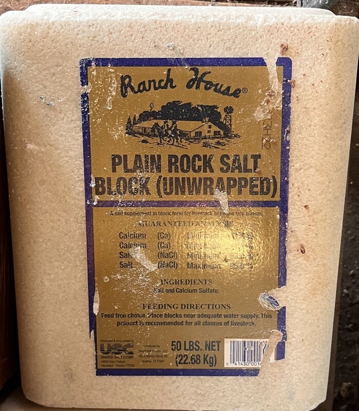White Salt Block-50 LB