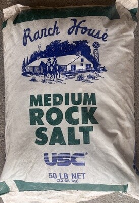 Rock Salt 50lb Bags