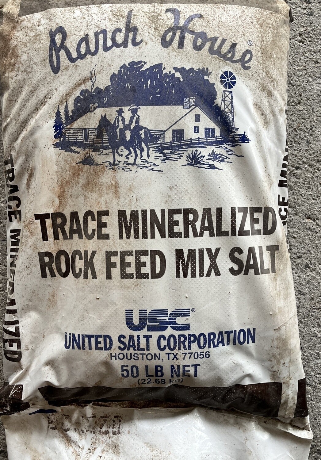 Trace Mineral Salt Bag-50 LB Bag