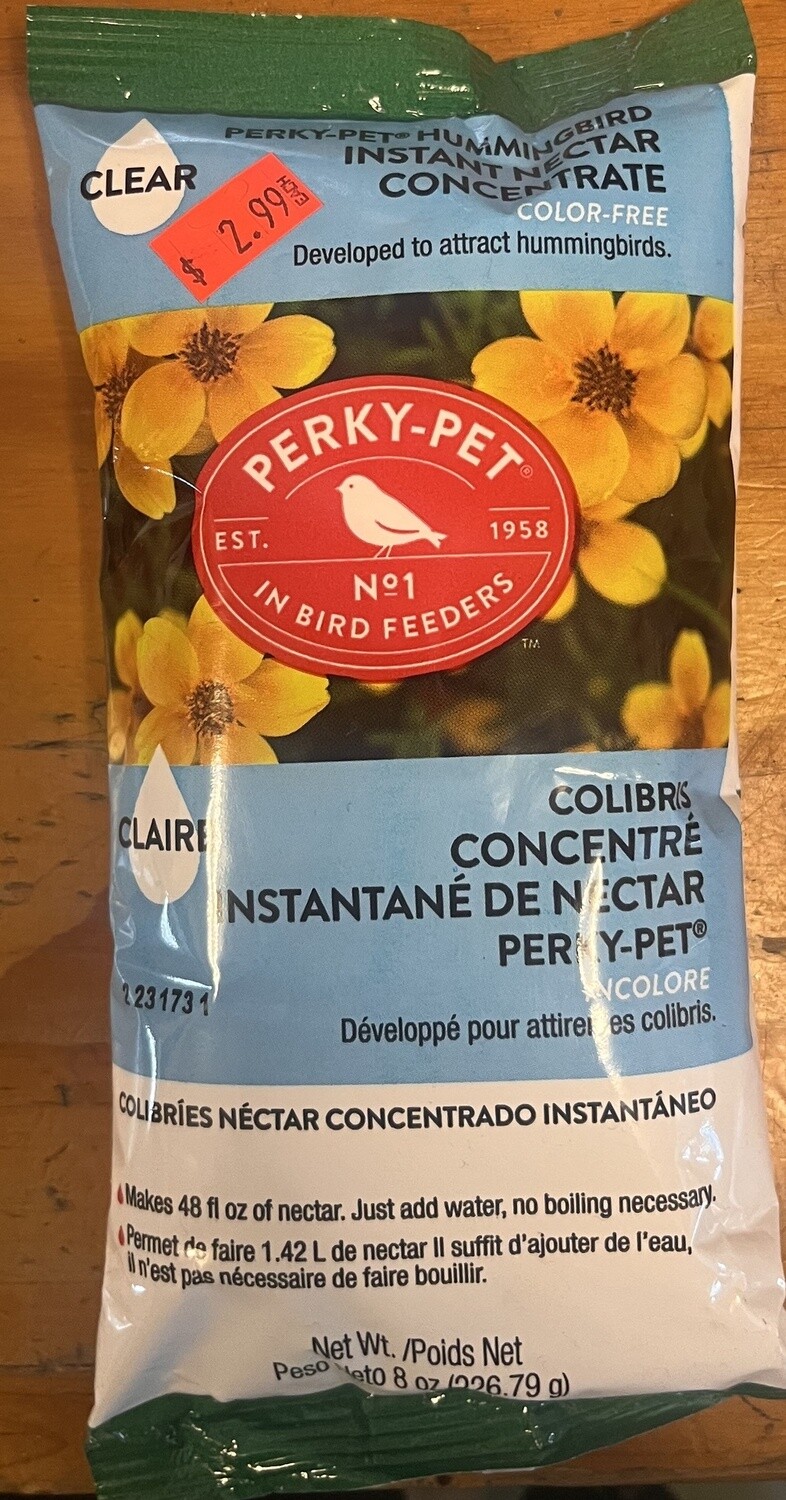 Hummingbird Nectar Packets