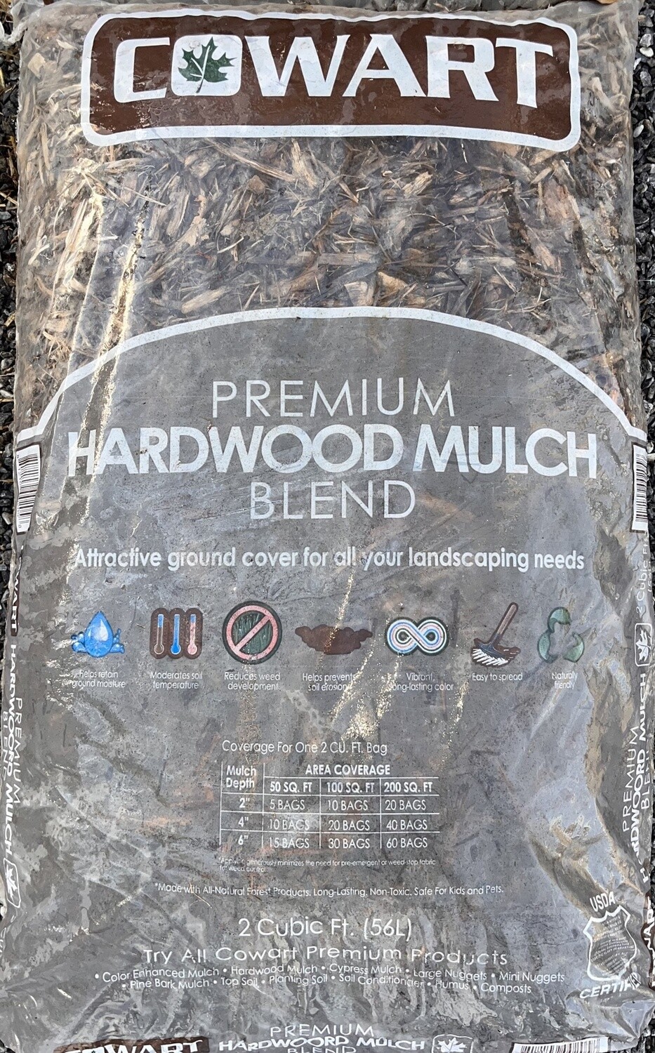 Bagged Hardwood Blend Mulch