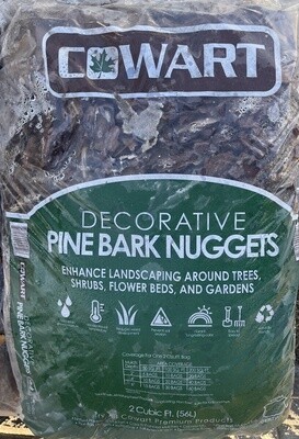 Bagged Pine Bark Large Nugget