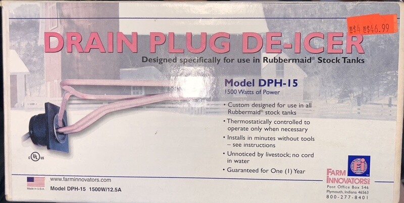 Drain Plug De-icer