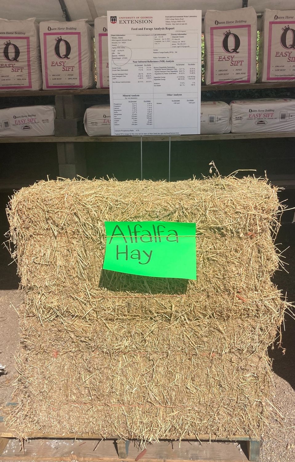 Alfalfa Hay Bales