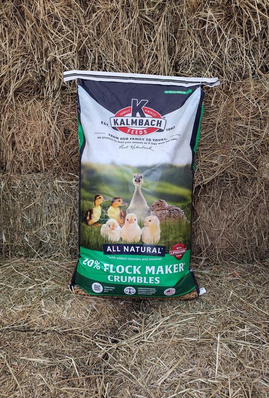 20% Flock Maker Crumble Kalmbach-50 LB