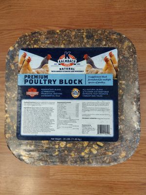 Premium Poultry Block Kalmbach-25 LB