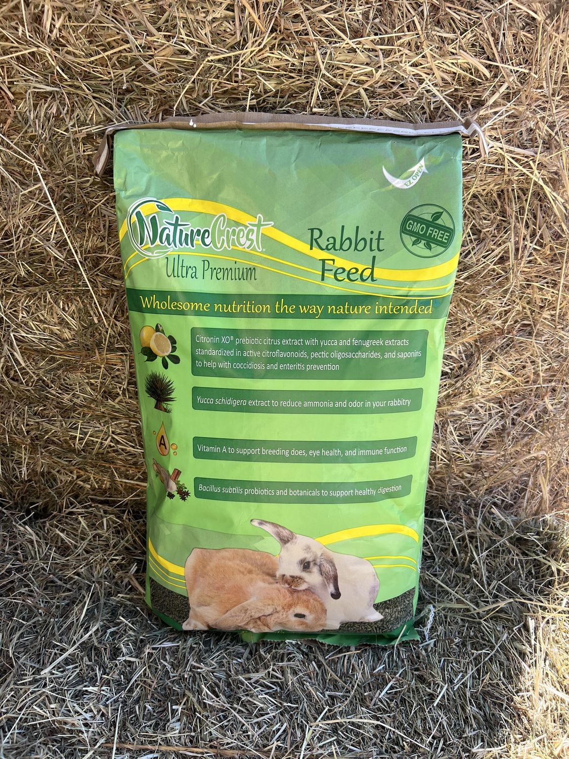 Rabbit Feed NON GMO - 50LB Bag