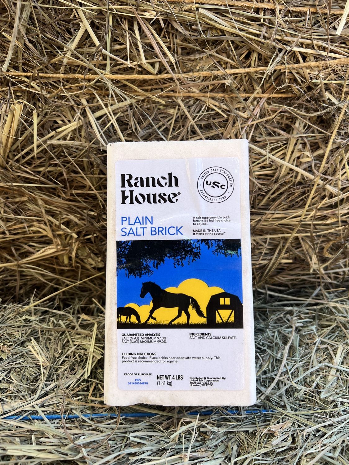 Plain White Salt Brick