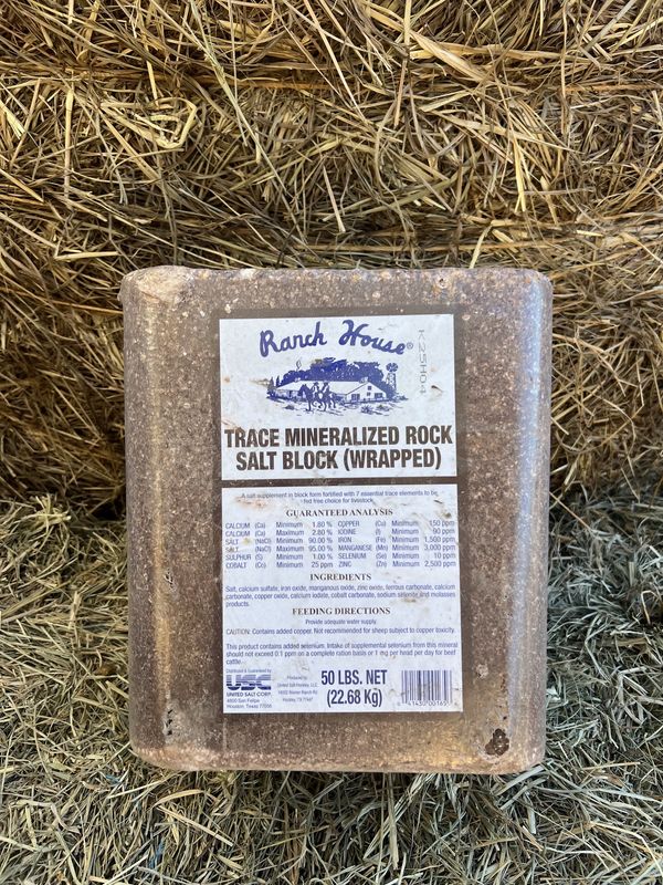 Trace Mineral Salt Block-50 LB