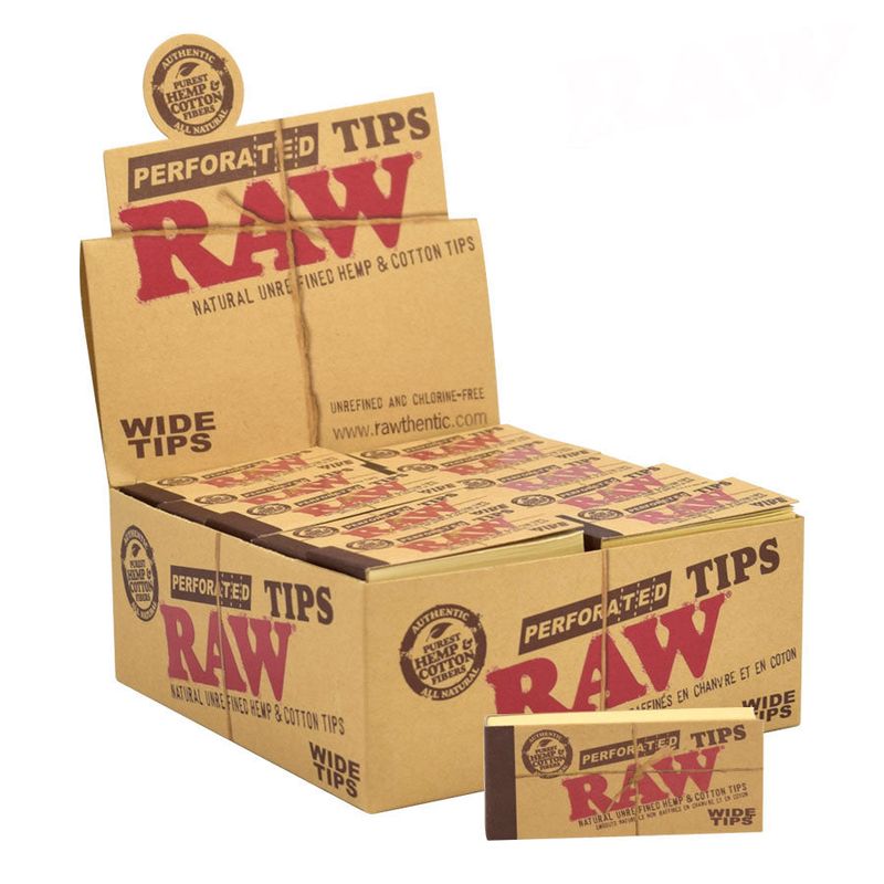 Raw Perforated Wide Tips