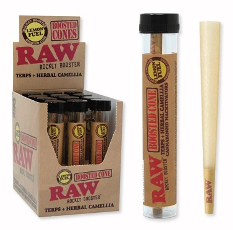 Raw Rocket Booster Terpene Infused Cone - Lemon Fuel