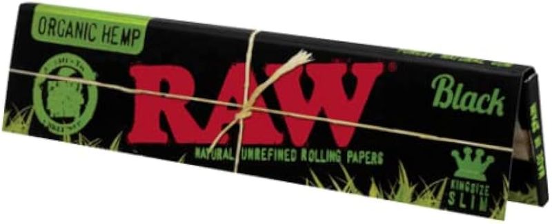 Raw Black Organic Kingsize Papers