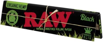 Raw Black Organic Kingsize Papers