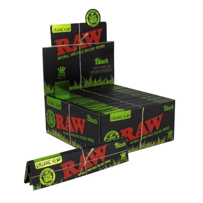 Raw Black Organic Kingsize Papers