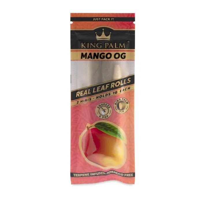 King Palm Mini Pre-Roll 2 Pack 1G - Mango OG