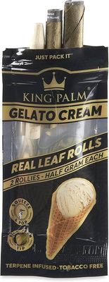 King Palm Mini Pre-Roll 2 Pack 0.5G - Gelato Cream