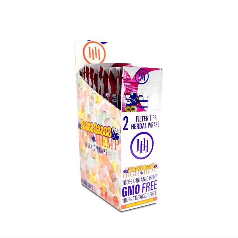 High Hemp Organic Wraps 2 Pack - Hubba Bubba