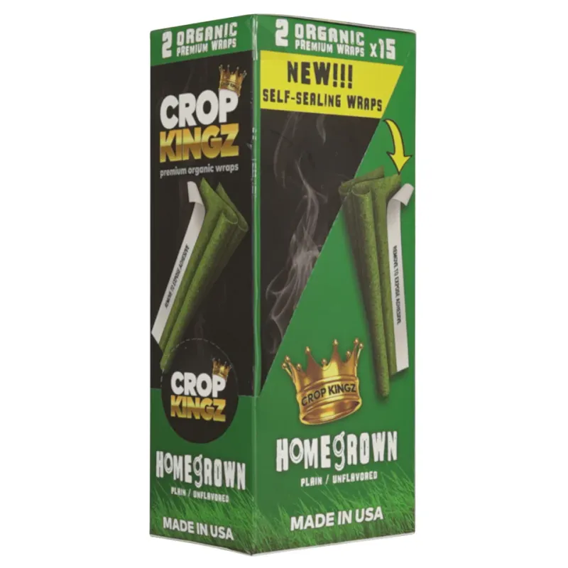 Crop Kings Self Sealing Organic Hemp Wrap 2 Pack - Homegrown