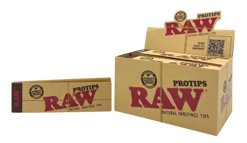 Raw Natural Unrefined Protips 21 Pack