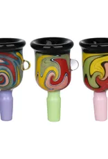 Graffiti Groove Wig Wag Herb Slide -14mm Male