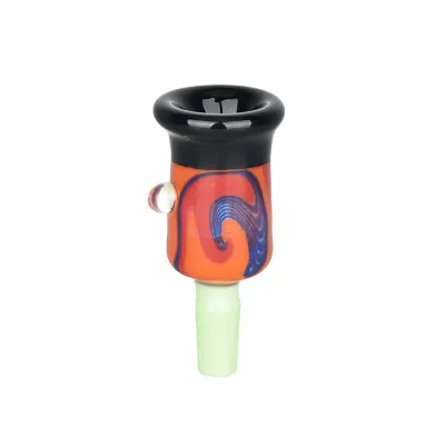 Graffiti Groove Wig Wag Herb Slide -14mm Male