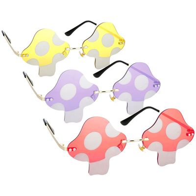 Mushroom Glasses - Assorted Colors