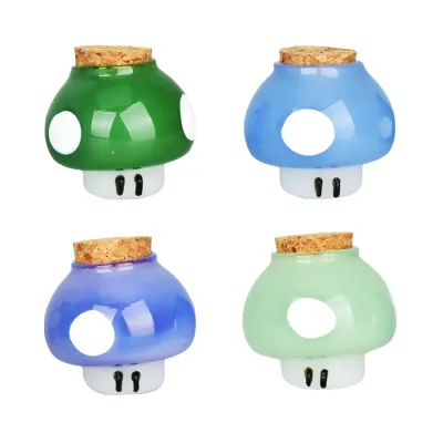 Shroom Character Stash Jar 2”