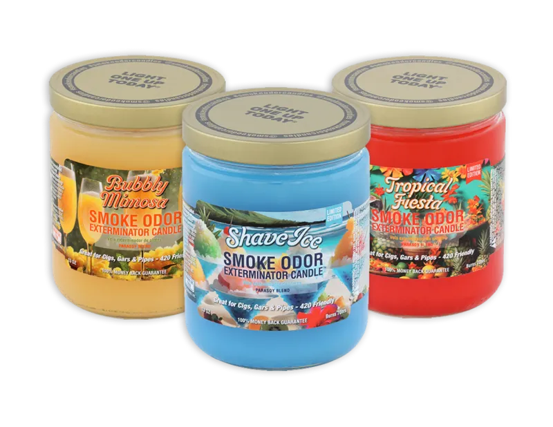 Smoke Odor Candle 13oz - Shave Ice