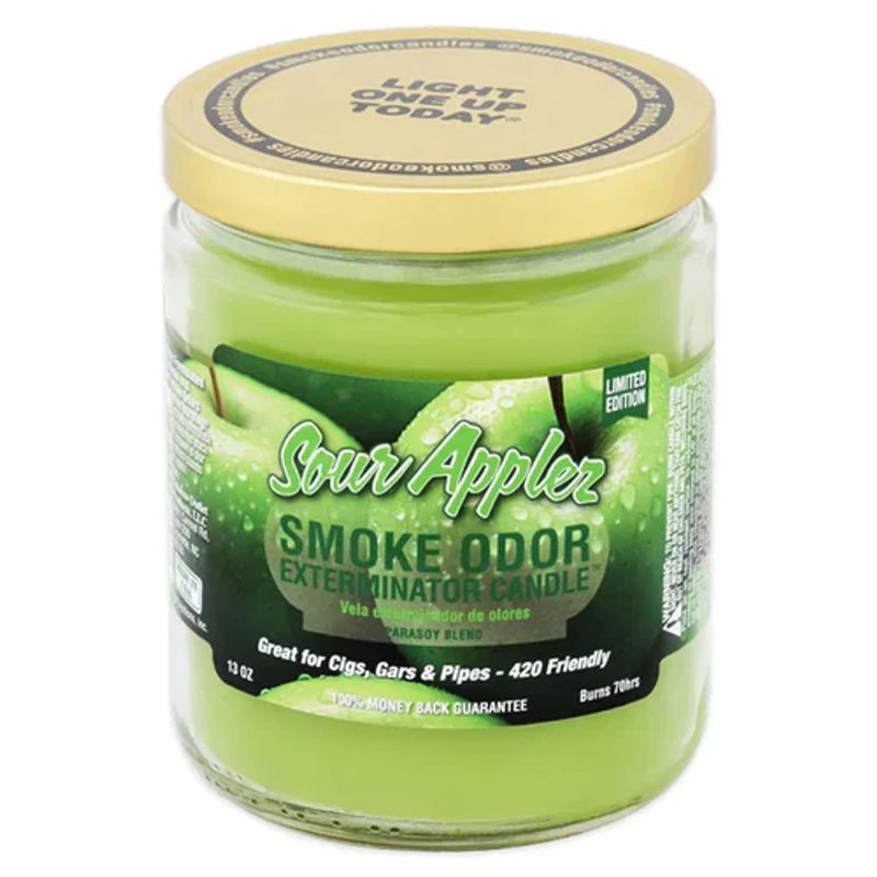 Smoke Odor Candle 13oz - Sour Applez