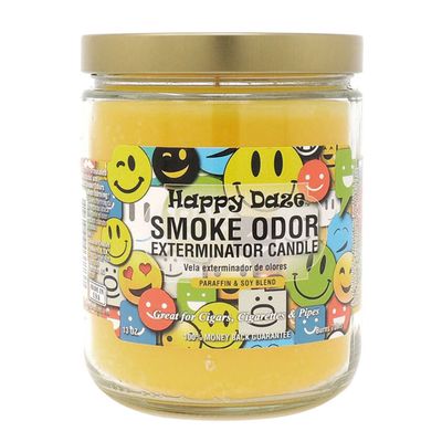 Smoke Odor Candle 13oz - Happy Daze