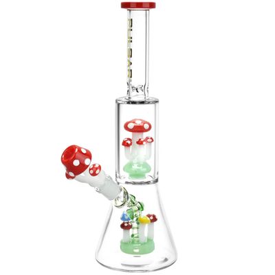 Pulsar Shroom Life Beaker Water Pipe - 11.75” / 14mm