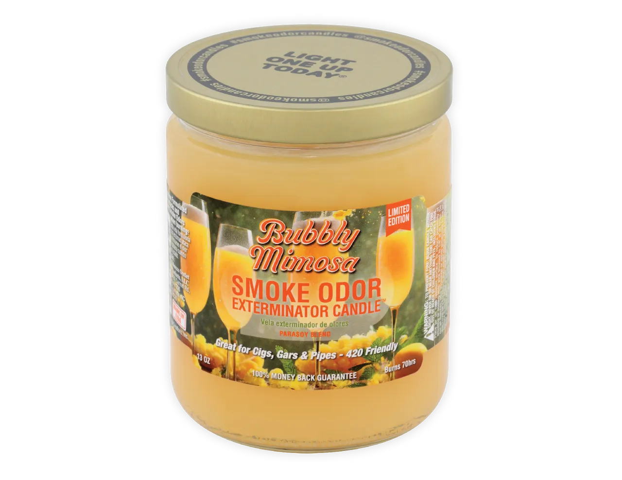 Smoke Odor Candle 13oz - Bubbly Mimosa