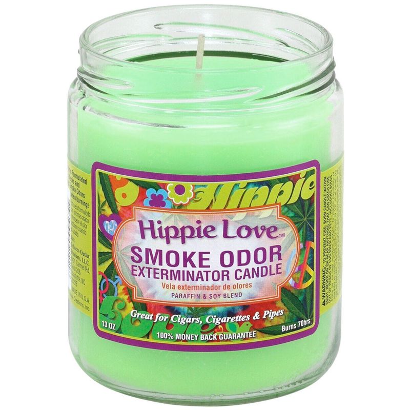 Smoke Odor Candle 13oz - Hippie Love
