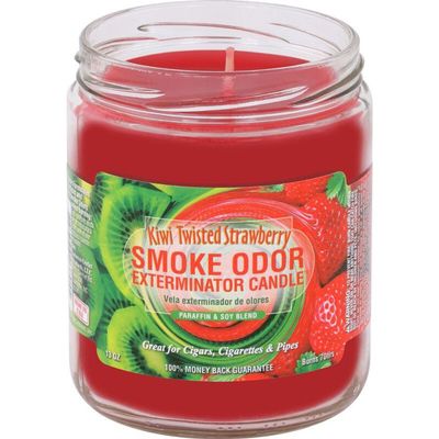 Smoke Odor Candle 13oz - Kiwi Twisted Strawberry