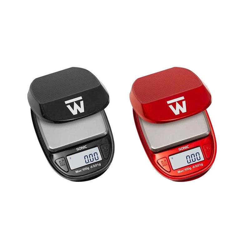 Truweigh - sonic - digital mini scale 100g x 0.01g - Red
