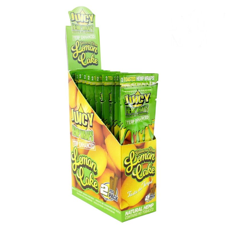 Juicy Jay Terp Hemp Wraps - Lemon Cake
