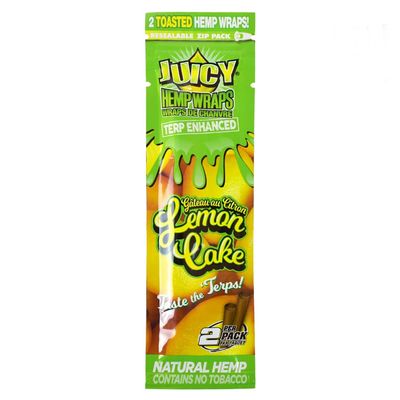 Juicy Jay Terp Hemp Wraps - Lemon Cake