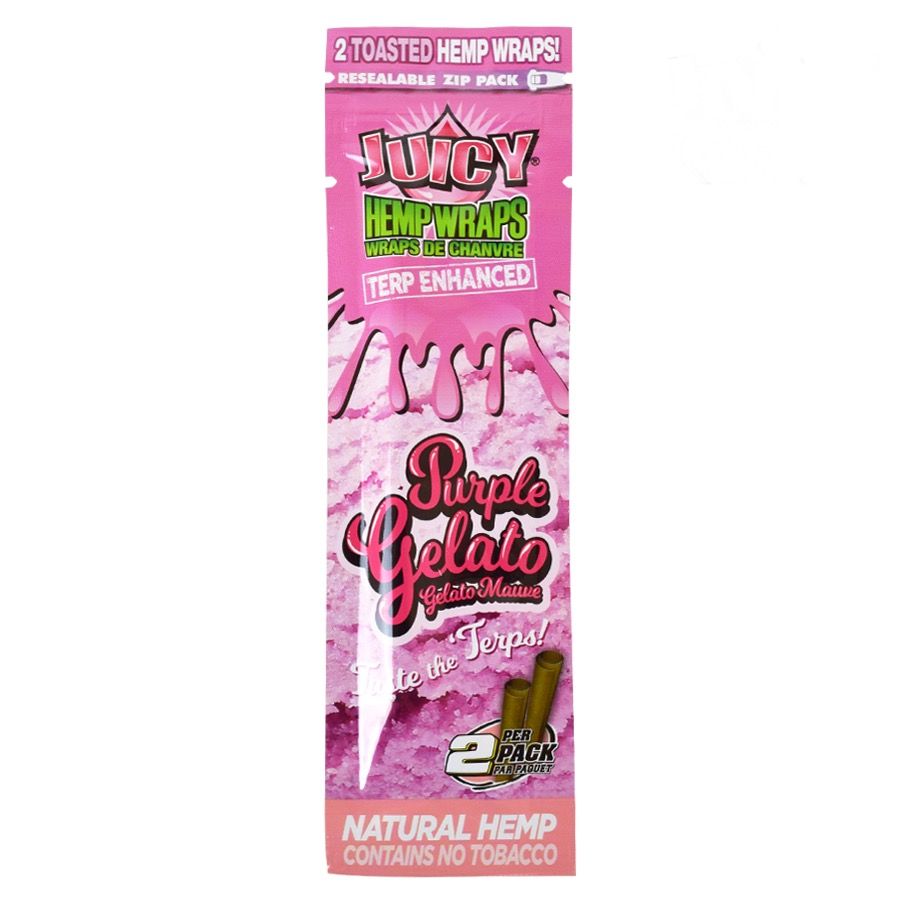 Juicy Jay Terp Hemp Wraps - Purple Gelato